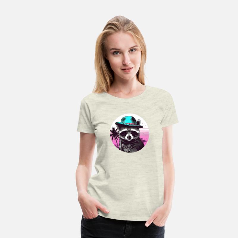 Style Raccoon Lovers Retro