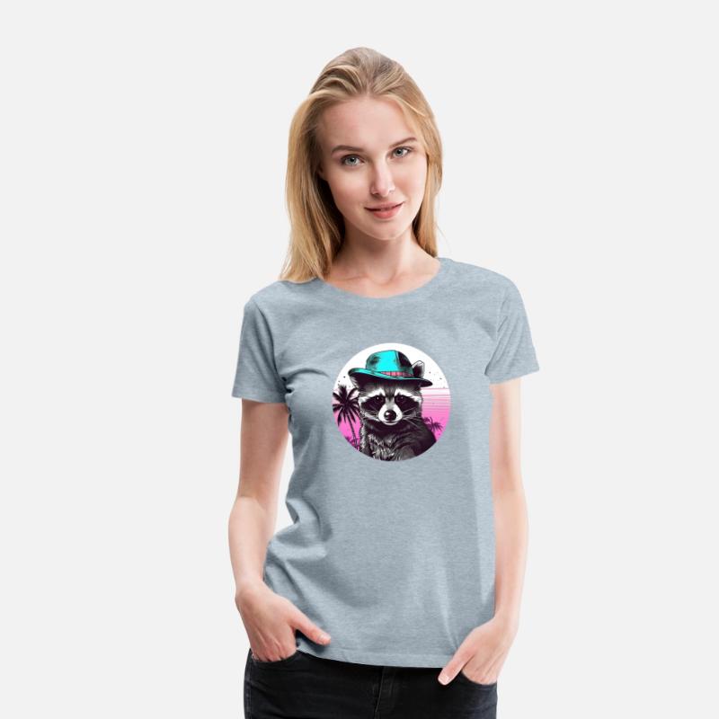 Style Raccoon Lovers Retro