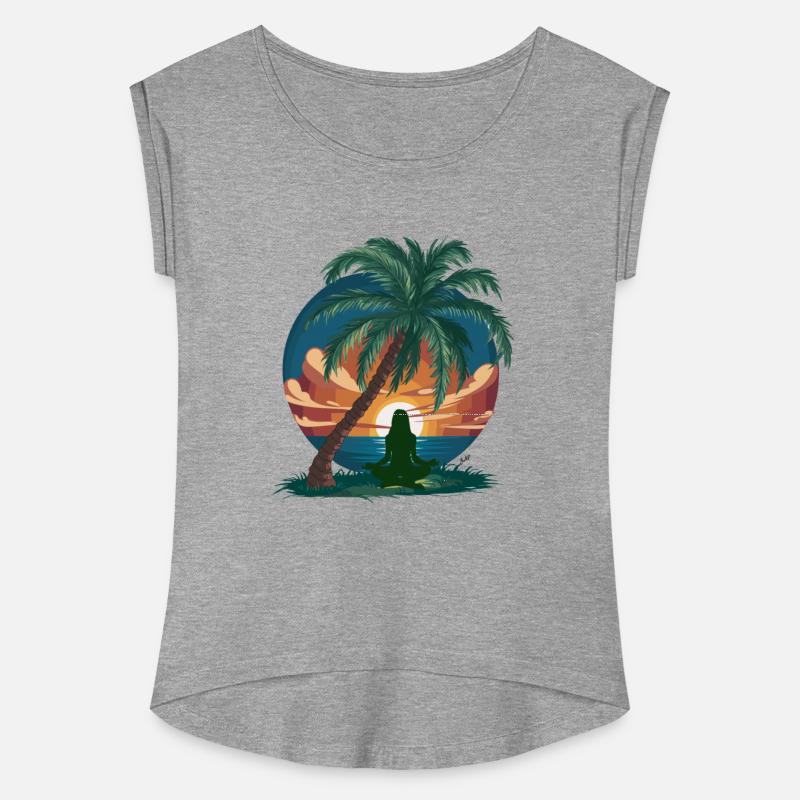 Summer holidays yoga beach