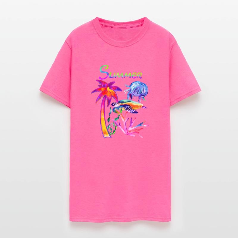 Summer Patterns With Flamingos And Pineapples