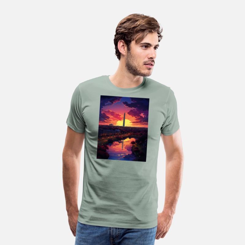 Sunset in Washington Monument