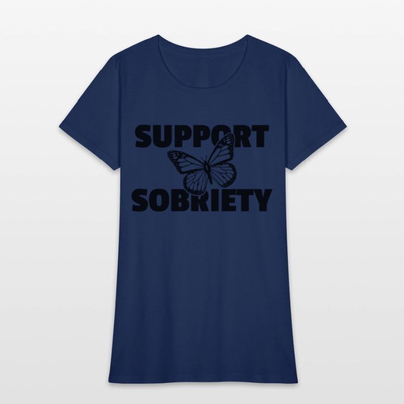 Support Sobriety Butterfly Alcoholics Aa Na