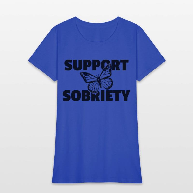 Support Sobriety Butterfly Alcoholics Aa Na