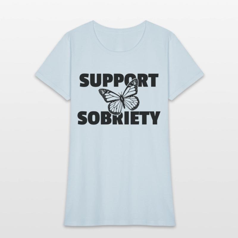 Support Sobriety Butterfly Alcoholics Aa Na