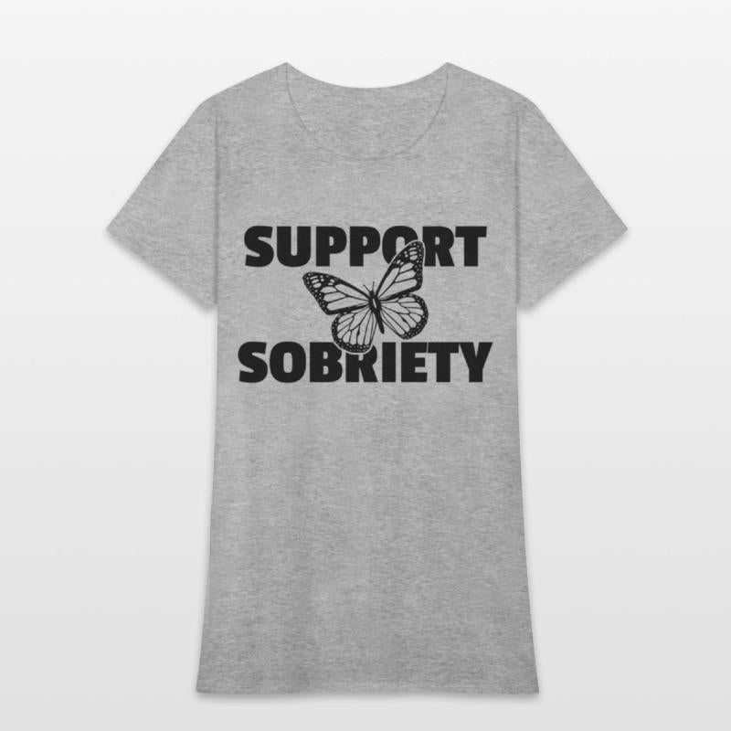 Support Sobriety Butterfly Alcoholics Aa Na