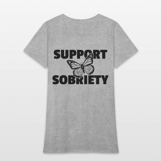 Support Sobriety Butterfly Alcoholics Aa Na