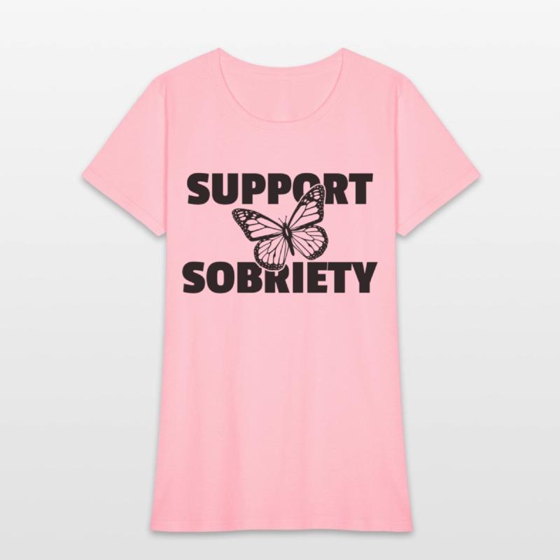 Support Sobriety Butterfly Alcoholics Aa Na