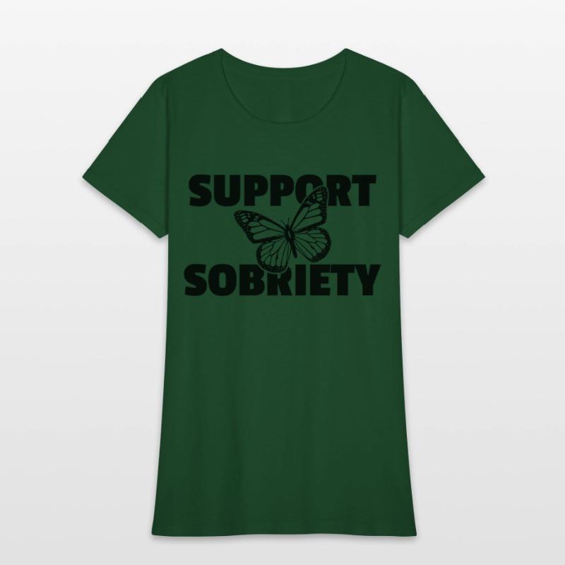 Support Sobriety Butterfly Alcoholics Aa Na