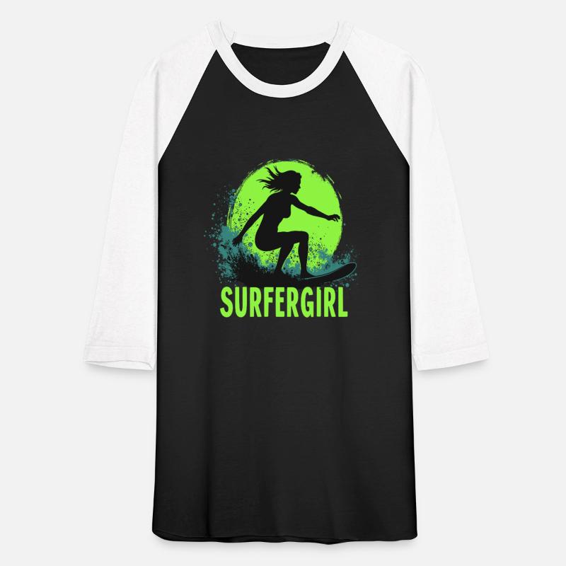 Surfer Girl Female Surfer Surfing Waves