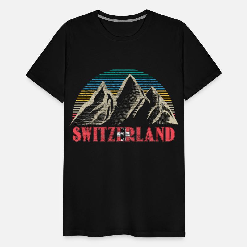 Switzerland Alps Flag Gift Idea