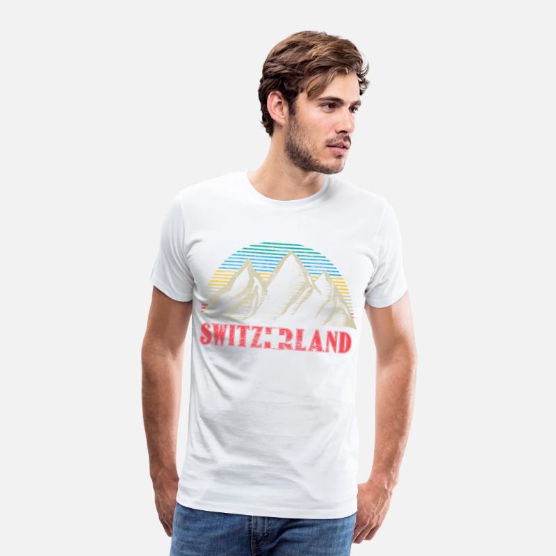 Switzerland Alps Flag Gift Idea