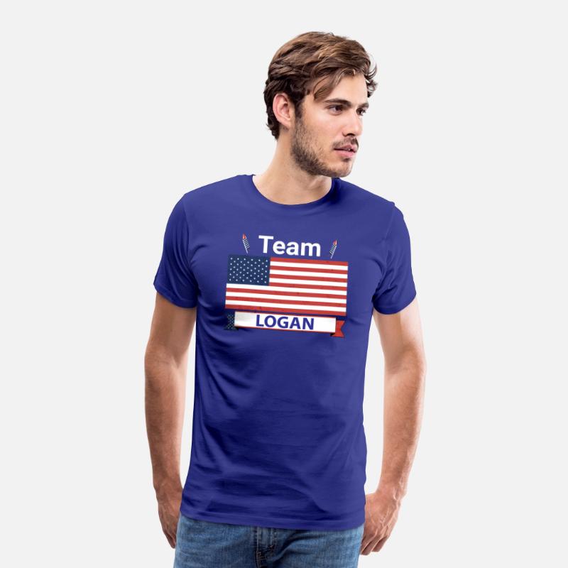 Team Logan USA American Flag Star Stripe