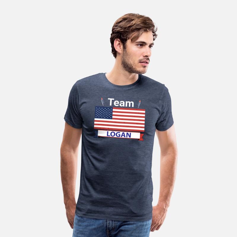 Team Logan USA American Flag Star Stripe