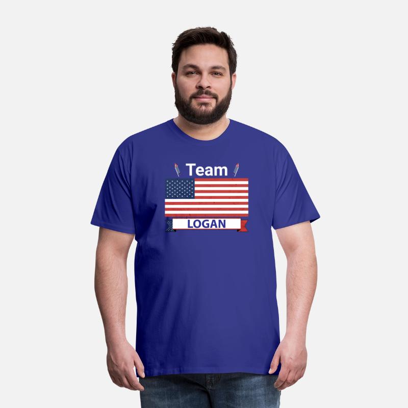 Team Logan USA American Flag Star Stripe