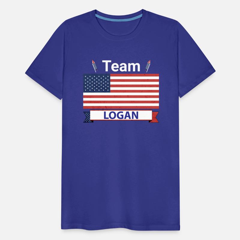 Team Logan USA American Flag Star Stripe