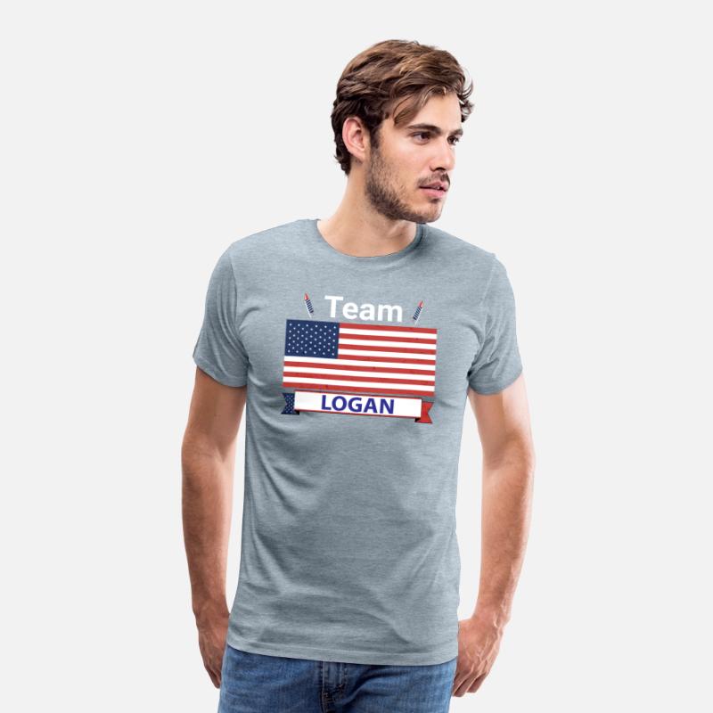 Team Logan USA American Flag Star Stripe