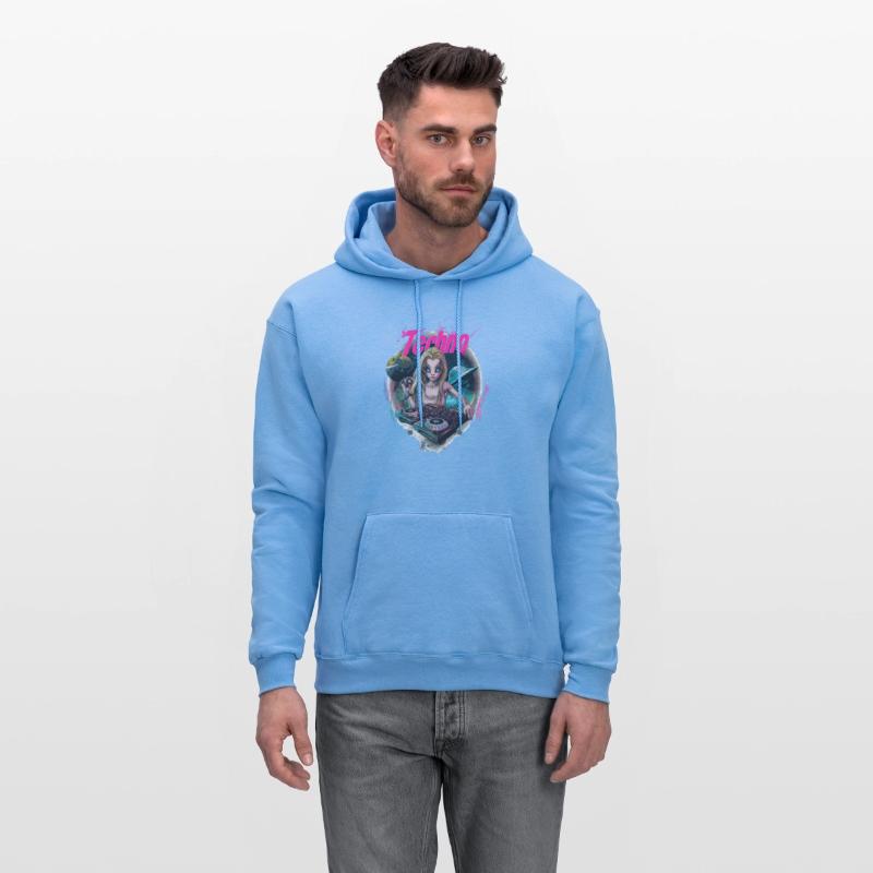 Techno DJ Alien Girl Rave Dancefloor