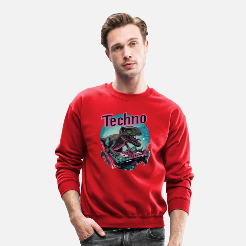 Techno DJ Rave Trex Dino T-Rex Dancefloor