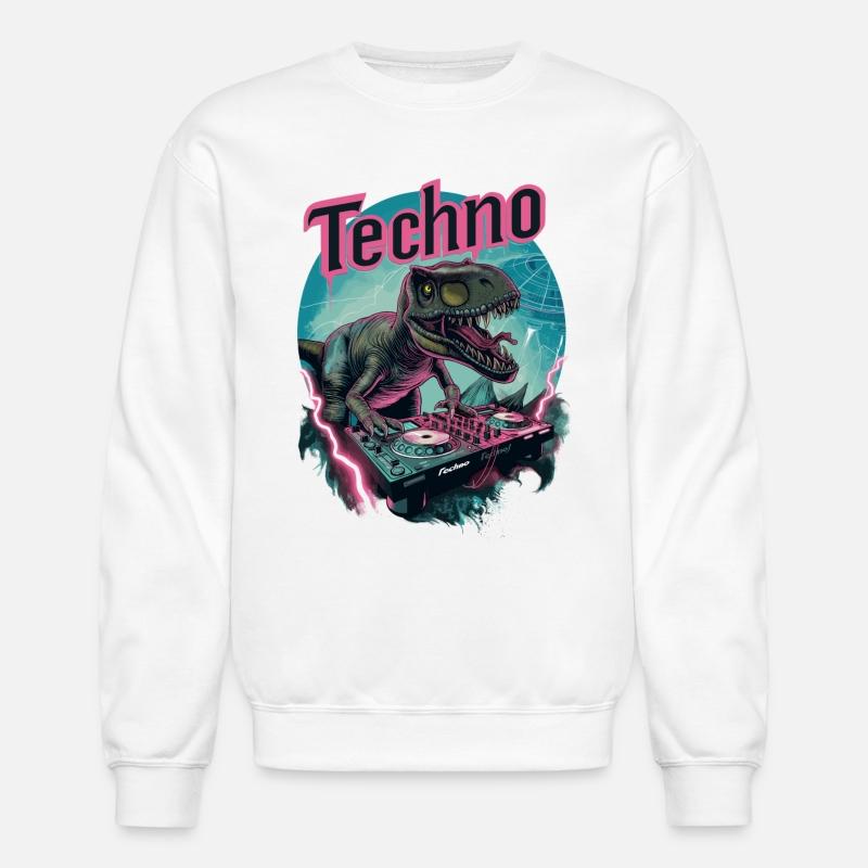 Techno DJ Rave Trex Dino T-Rex Dancefloor