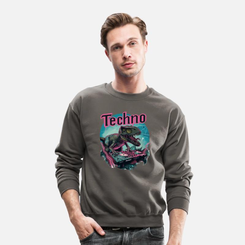 Techno DJ Rave Trex Dino T-Rex Dancefloor
