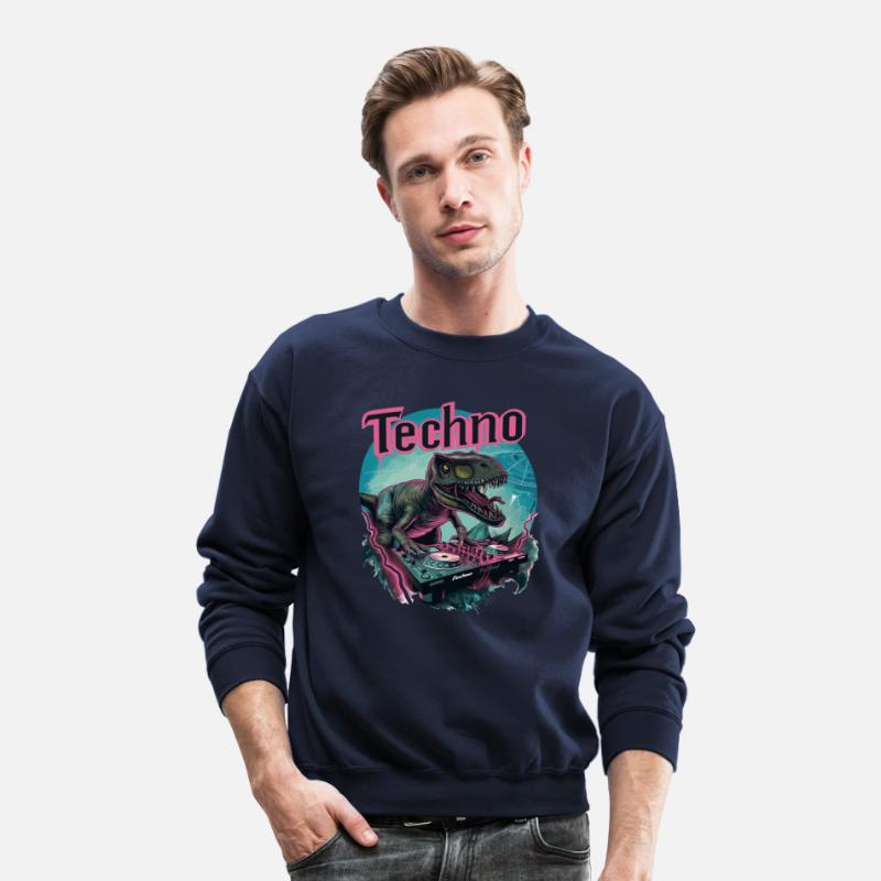 Techno DJ Rave Trex Dino T-Rex Dancefloor