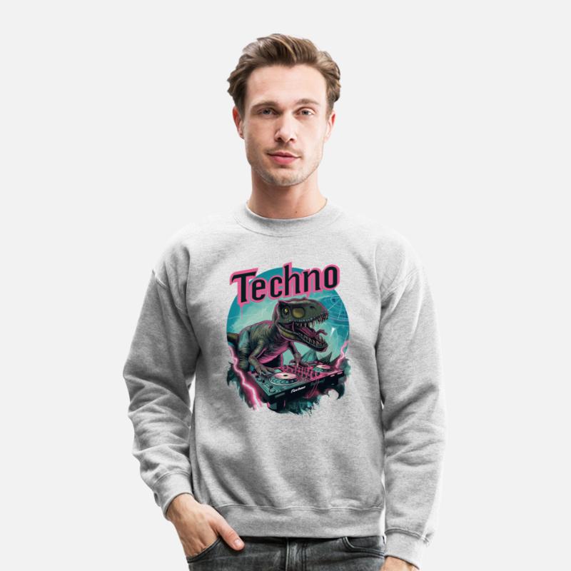Techno DJ Rave Trex Dino T-Rex Dancefloor