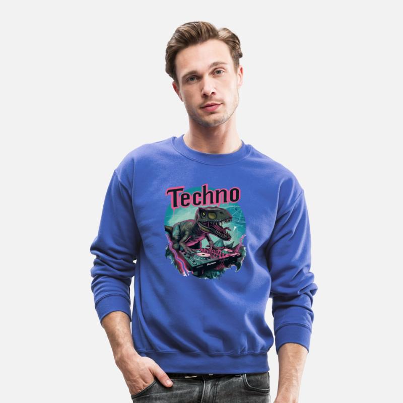 Techno DJ Rave Trex Dino T-Rex Dancefloor