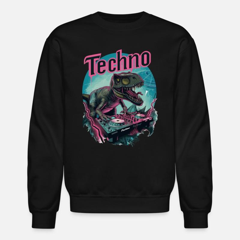 Techno DJ Rave Trex Dino T-Rex Dancefloor