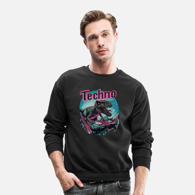 Techno DJ Rave Trex Dino T-Rex Dancefloor