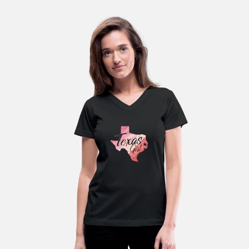 Texas Girl Map Outline USA America