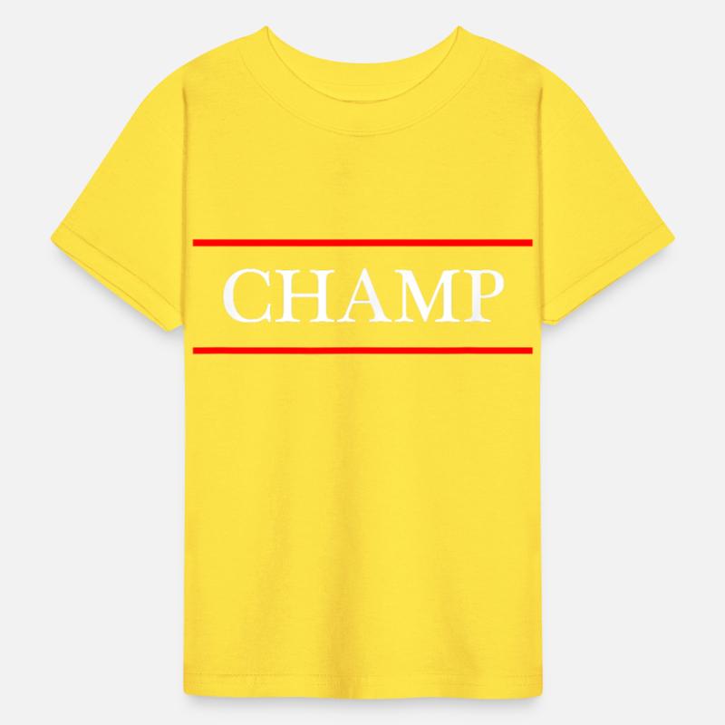 that says Word CHAMP
