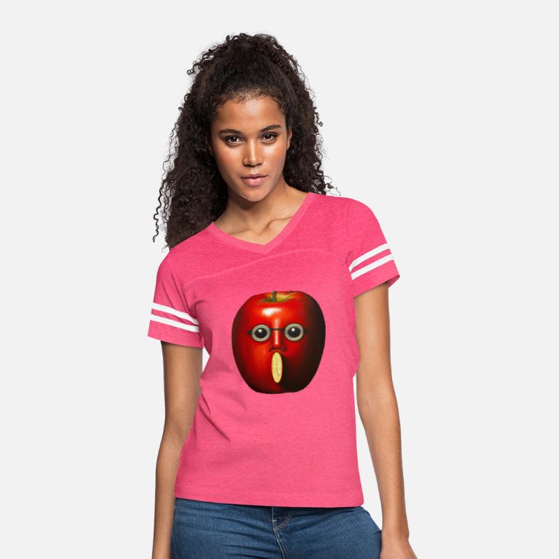 The Peculiar Red Apple