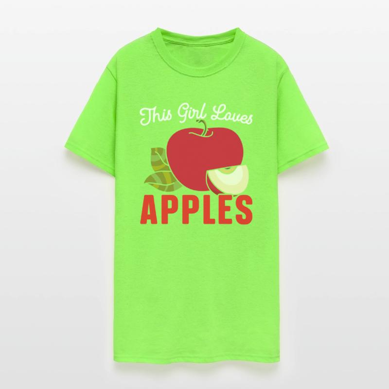 This Girl Loves Apples Apple Fruit Lover Apple