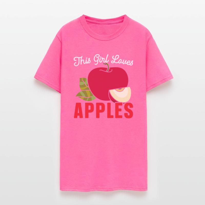 This Girl Loves Apples Apple Fruit Lover Apple