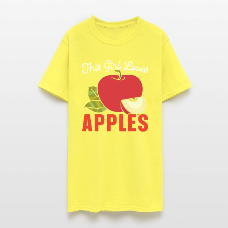 This Girl Loves Apples Apple Fruit Lover Apple
