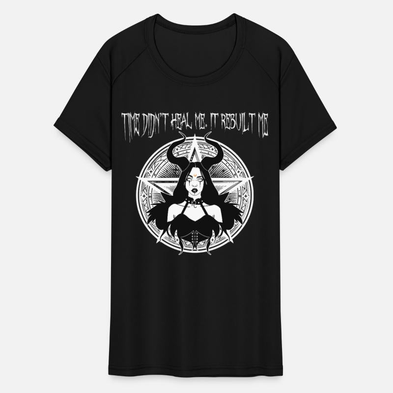 Time Didn't Heal Me Rebuilt Me Devil Horns