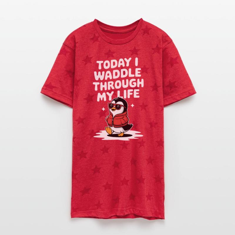 Today I Waddle Through My Life Cool Penguin