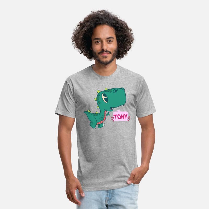TONY - Lovely girl name with cute dinosaur
