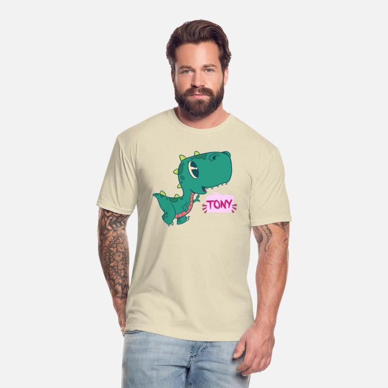 TONY - Lovely girl name with cute dinosaur