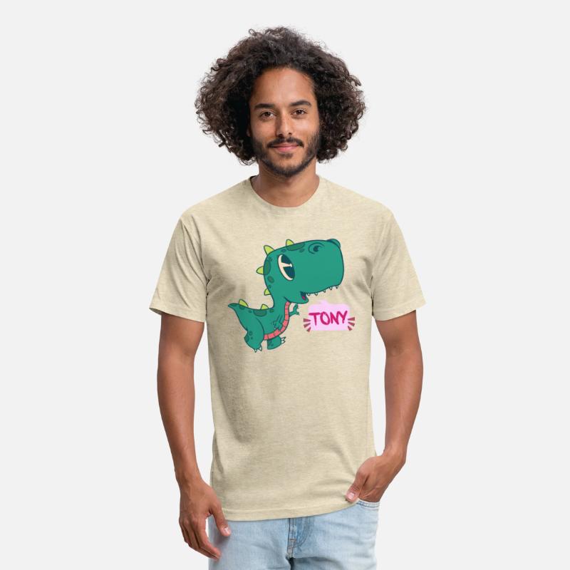 TONY - Lovely girl name with cute dinosaur