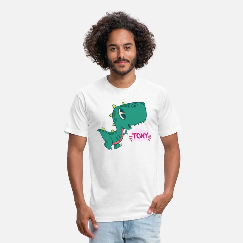 TONY - Lovely girl name with cute dinosaur