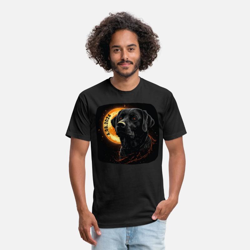 Total Solar Eclipse 2024 Totality Black Labrador