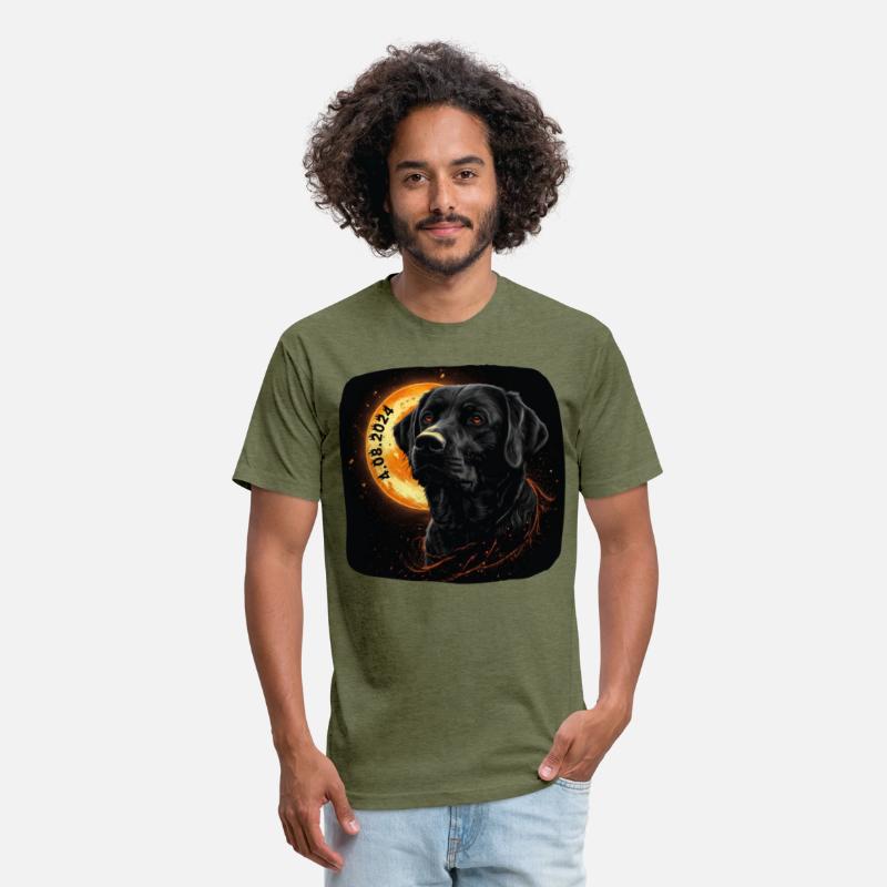 Total Solar Eclipse 2024 Totality Black Labrador