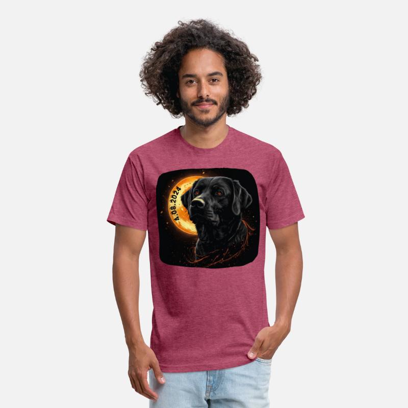 Total Solar Eclipse 2024 Totality Black Labrador