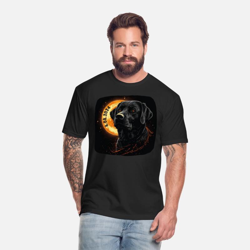 Total Solar Eclipse 2024 Totality Black Labrador