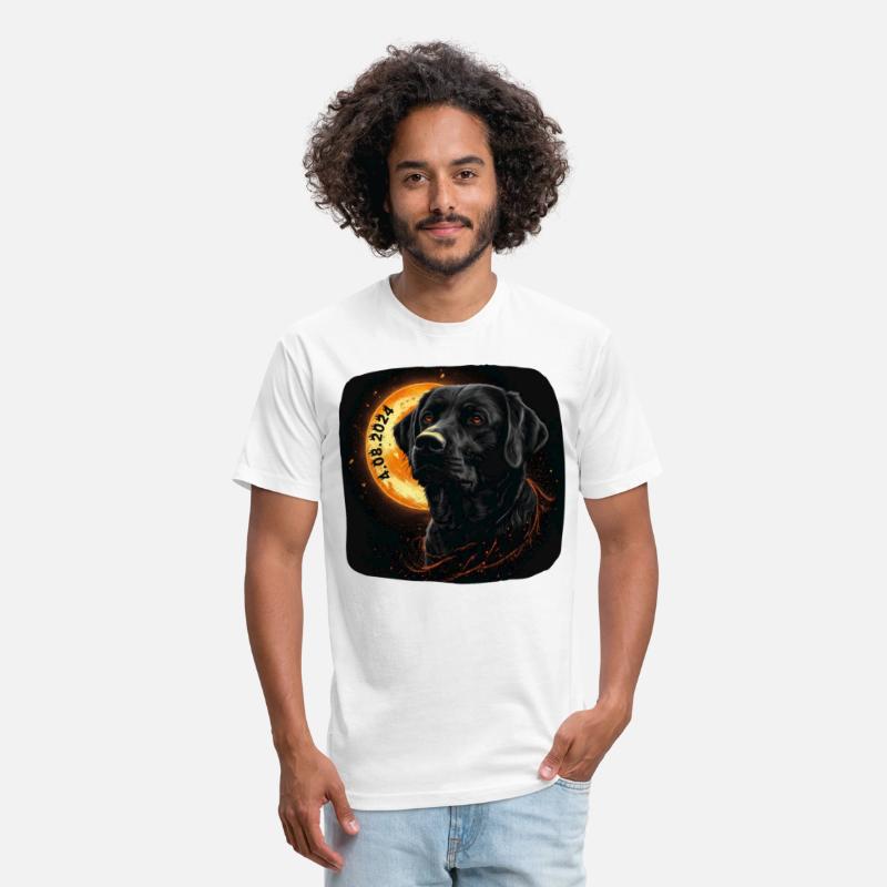 Total Solar Eclipse 2024 Totality Black Labrador