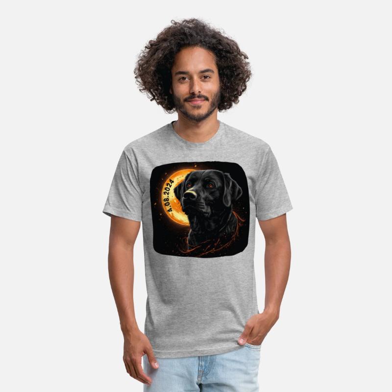 Total Solar Eclipse 2024 Totality Black Labrador