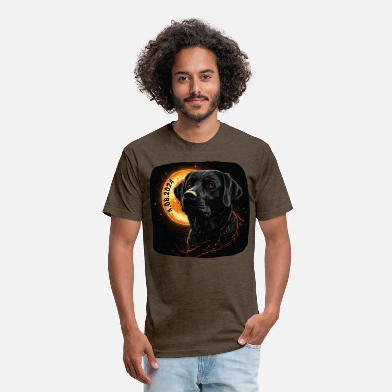 Total Solar Eclipse 2024 Totality Black Labrador