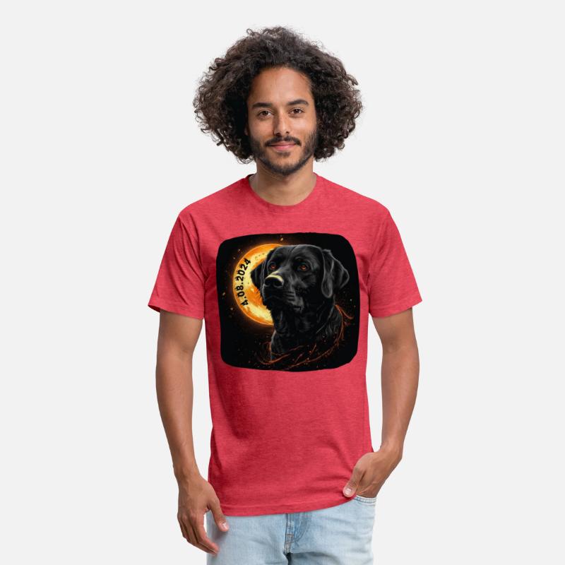 Total Solar Eclipse 2024 Totality Black Labrador