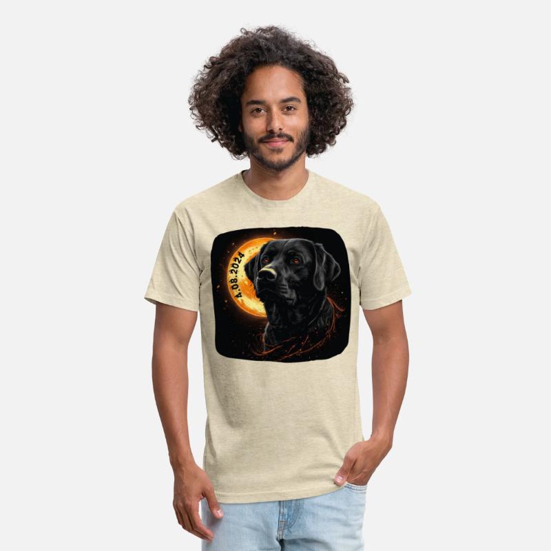 Total Solar Eclipse 2024 Totality Black Labrador